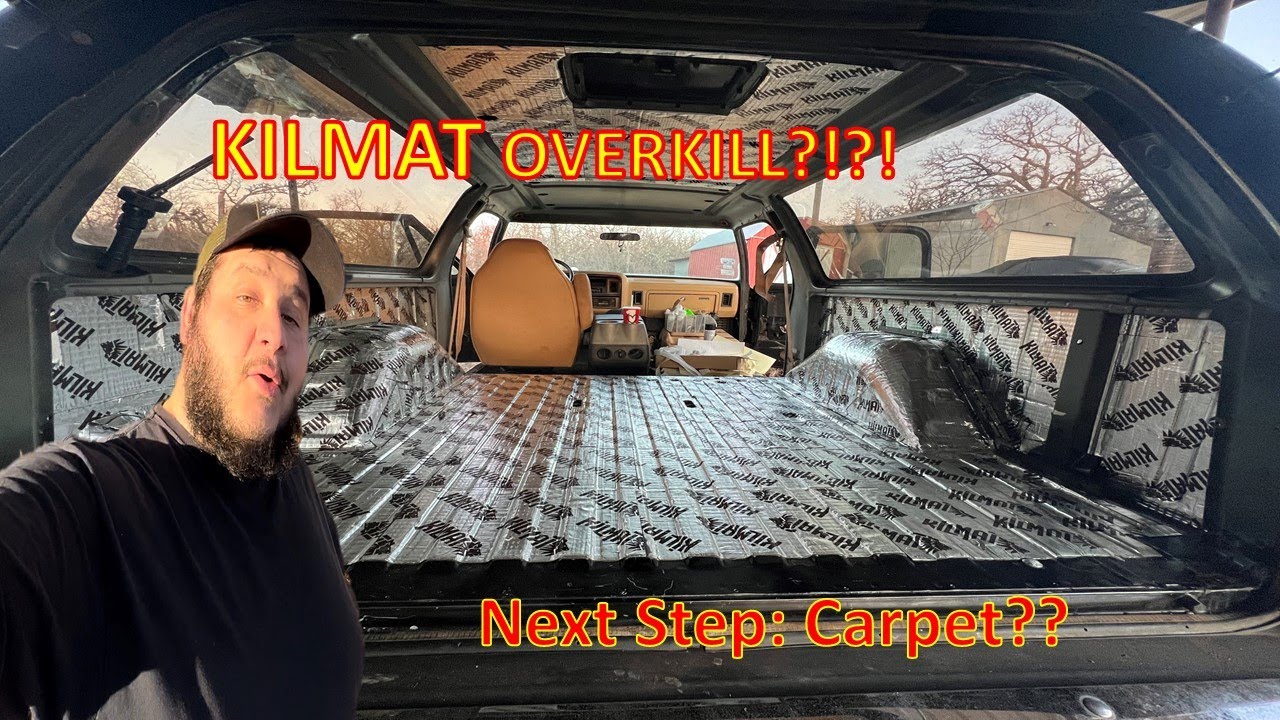 1987 RamCharger Project: KILMAT installed, I can already tell it makes a difference!