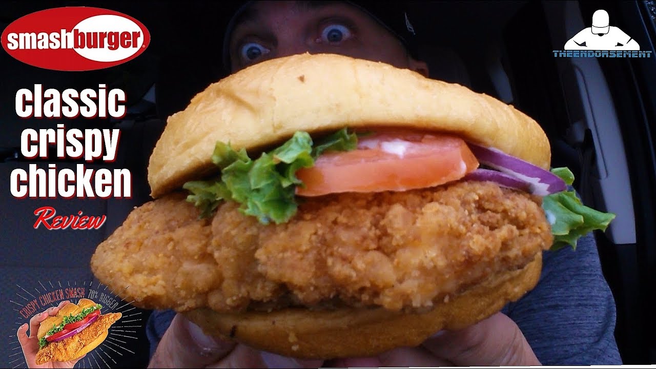 Smashburger® Crispy Chicken Sandwich Review! 🍔🐔🍅