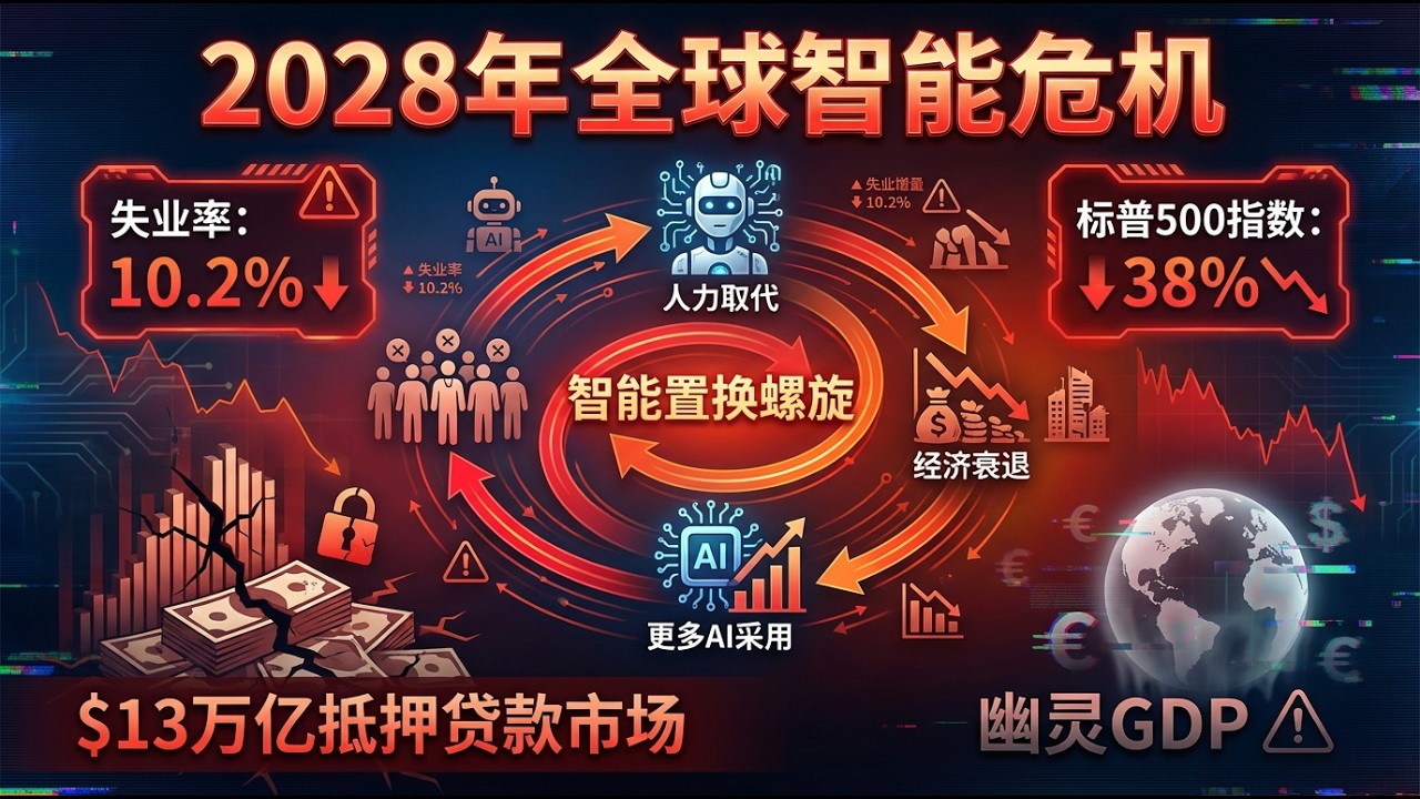 2028年幽灵GDP与全球智力危机
