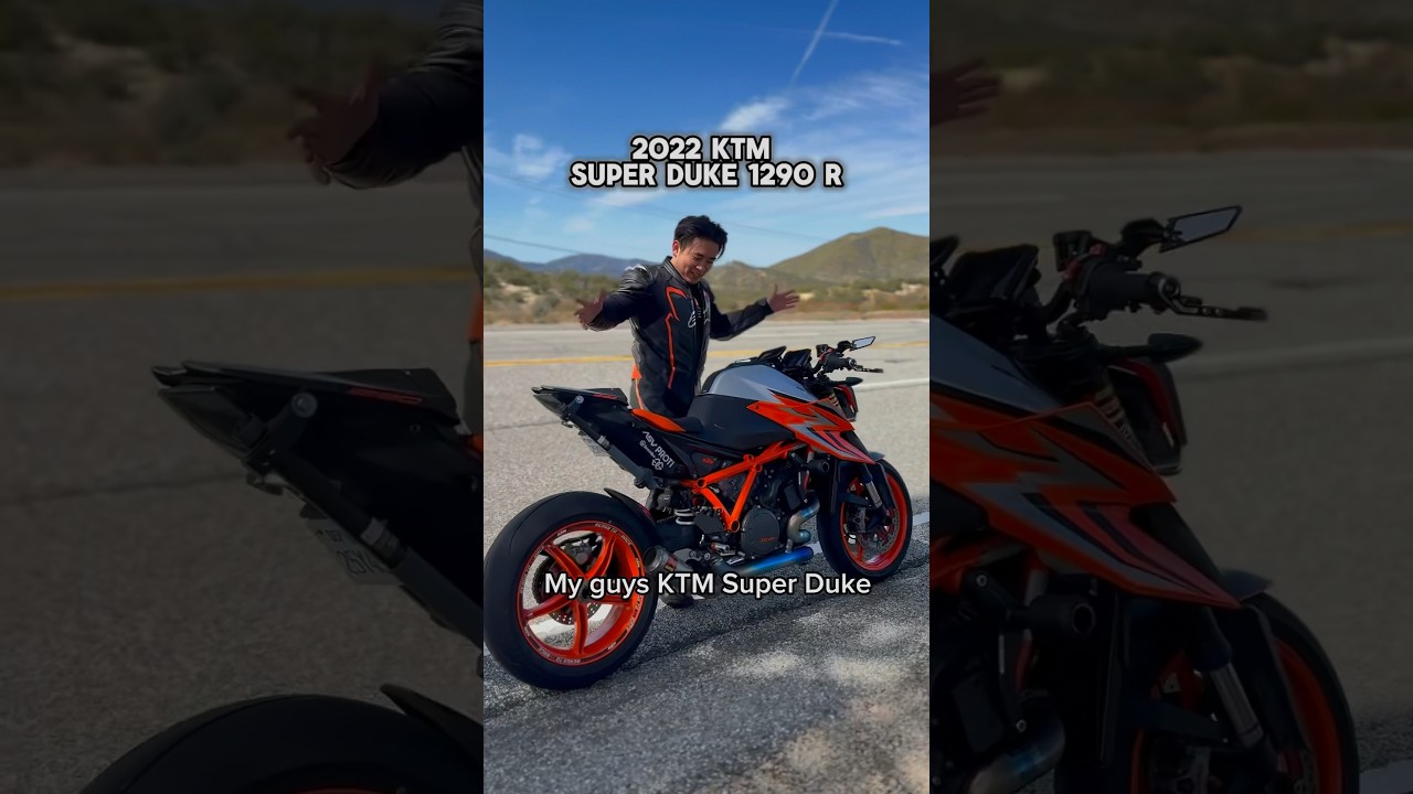 2022 KTM Super Duke 1290R + Akra Full Titan System Sound🔥#ktm #мотоцикл #байк #длявас #вирусный #fyp