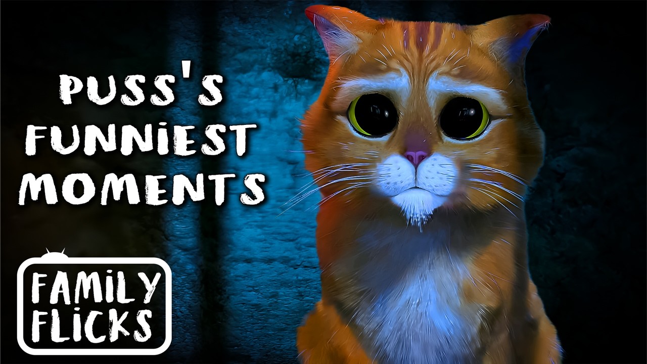 Puss's Funniest Moments | Family Flicks