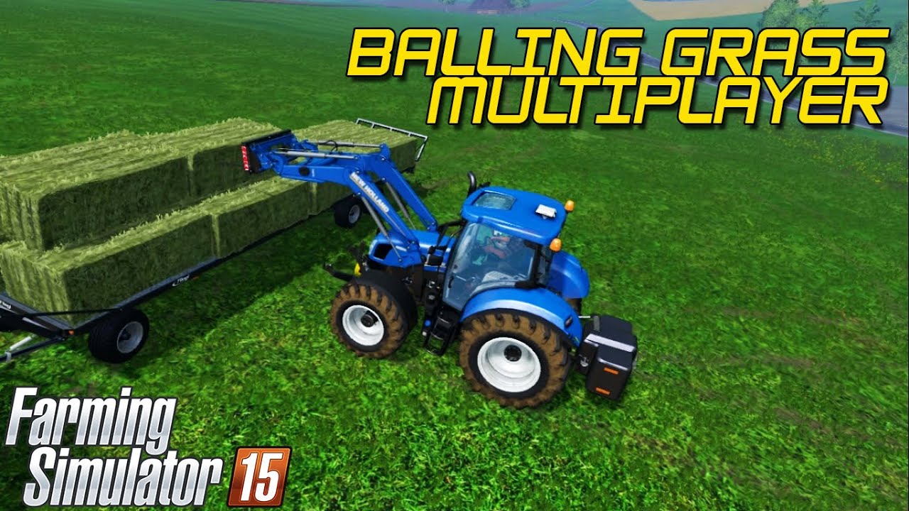 Farming Simulator 15 - Balling grass, Multiplayer
