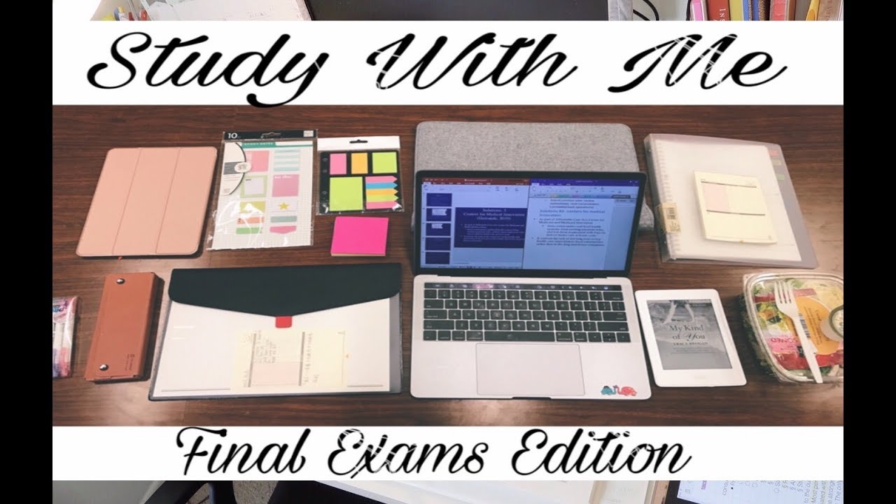 【颠颠】Study With Me (Final Exams Edition) |我要变学霸 | 如何准备期末考| 学习方法分享