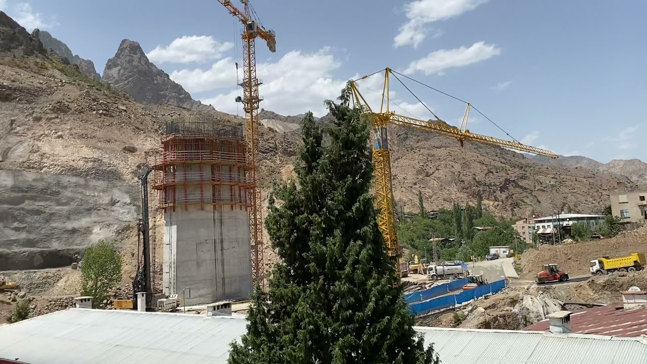Yusufeli Viyad&uuml;k İnşaatı (04.07.2021)