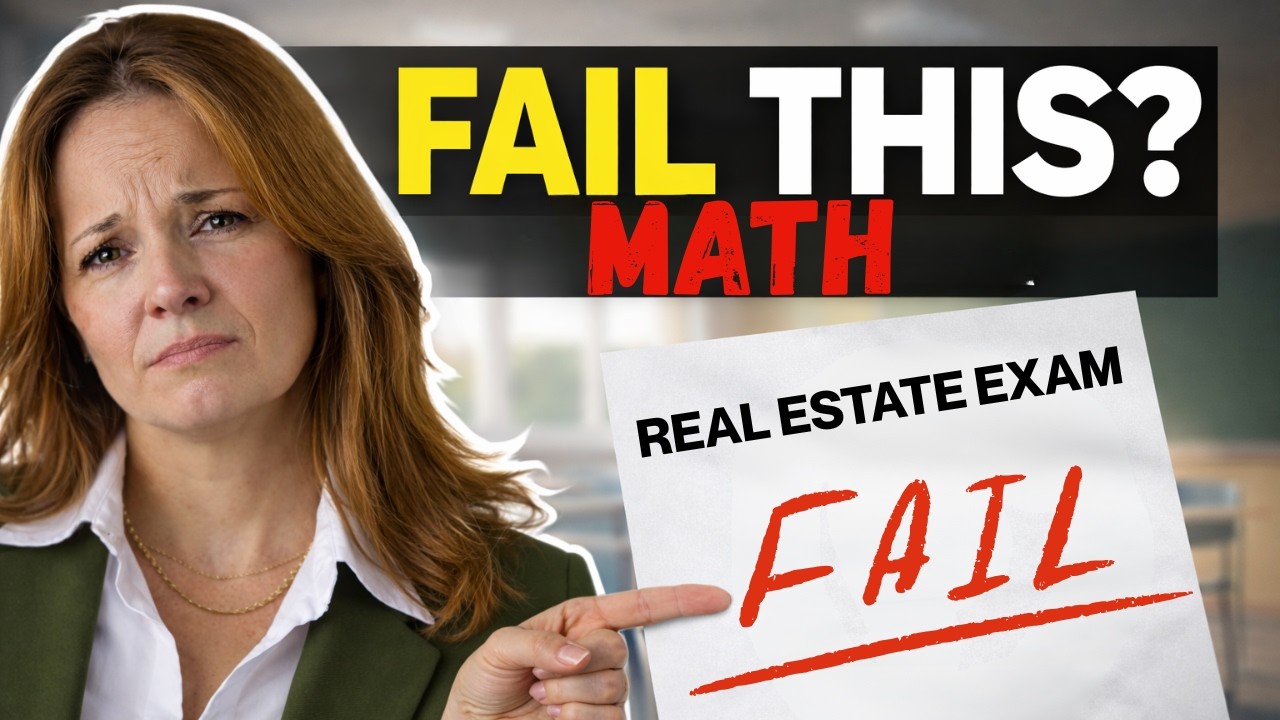 Real Estate MATH Prep by a STATE CERTIFIED REAL ESTATE TEACHER!