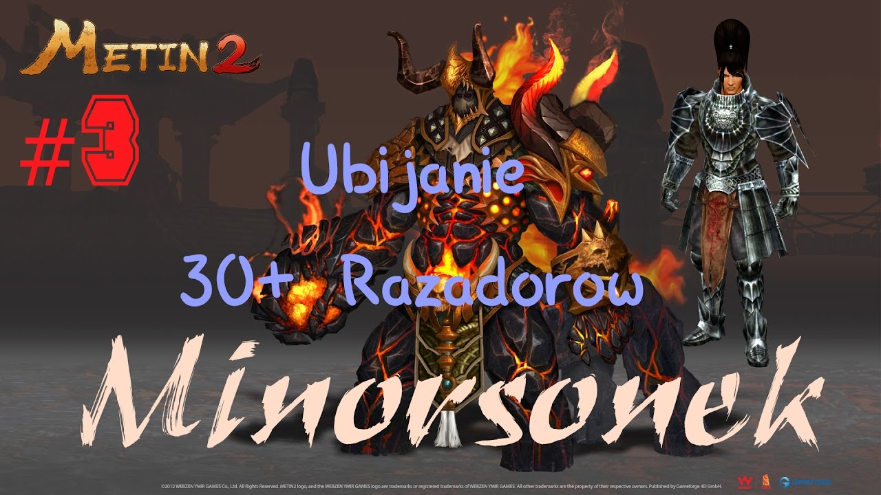 Ubijanie 30+ Razador&oacute;w (Pokaz Dropu) | Mixowanie Kostiumu - Metin2 PL Diumar - MENTAL #3
