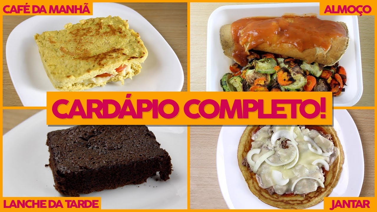 CARDÁPIO FITNESS COMPLETO | Receitas FIT Fáceis Para EMAGRECER Gastando Pouco!