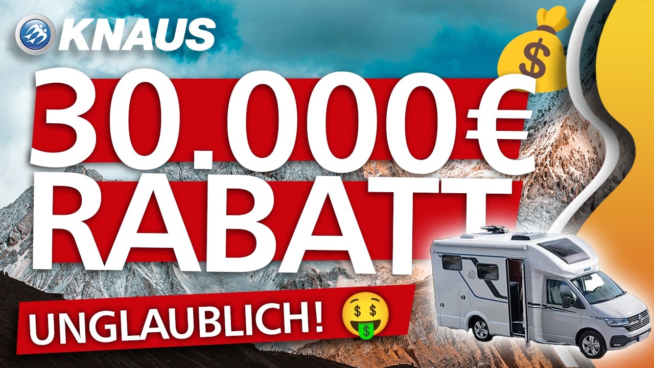 Das perfekte Wohnmobil für 4 Personen KNAUS TOURER VAN 500 MQ 2025 mit MEGA Extras und TOP Preis! 🚐🔥