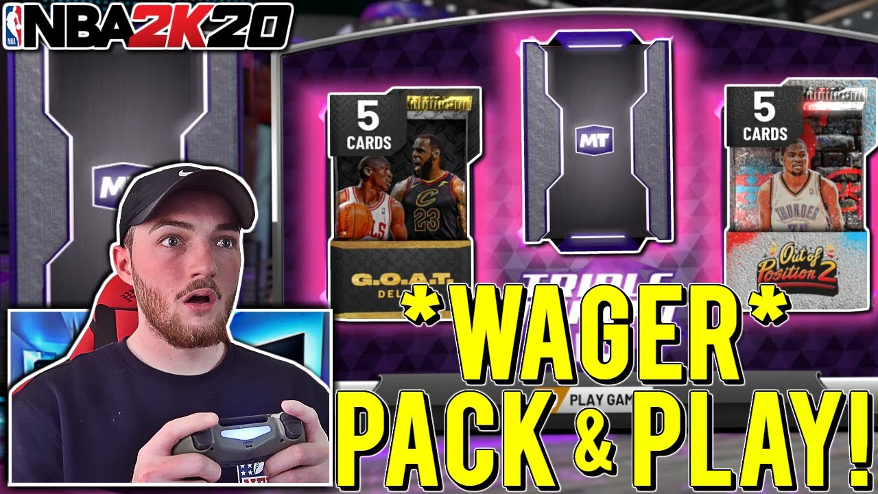 Triple Threat PACK & PLAY *WAGER* + If I lose I have to GIVEAWAY a Galaxy Opal! (NBA 2K20 MYTEAM)