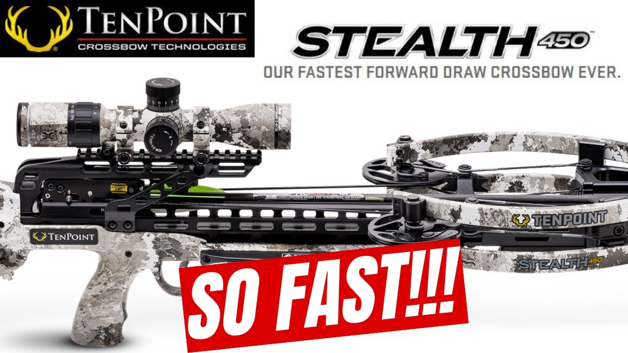 TenPoint Stealth 450 — первые выстрелы и прицеливание