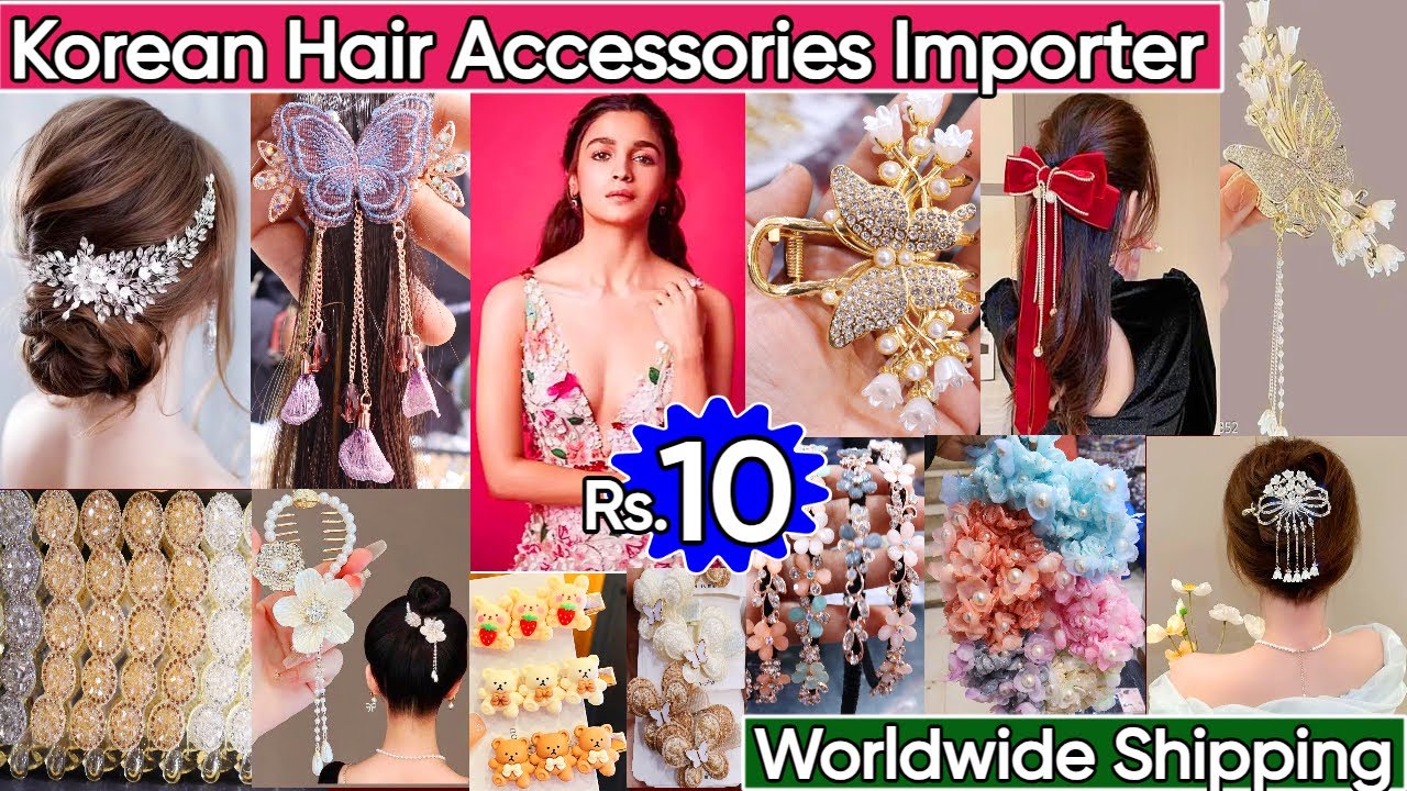 Premium Imported Bridal & Korean Hair Accessories Collection 2025 | Exclusive Best Quality Accessory