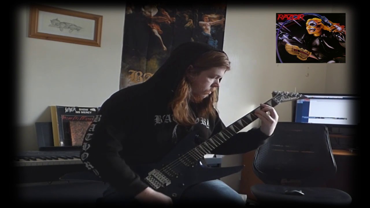 Razor - Evil Invaders  - Guitar Cover - SirSteelStrings
