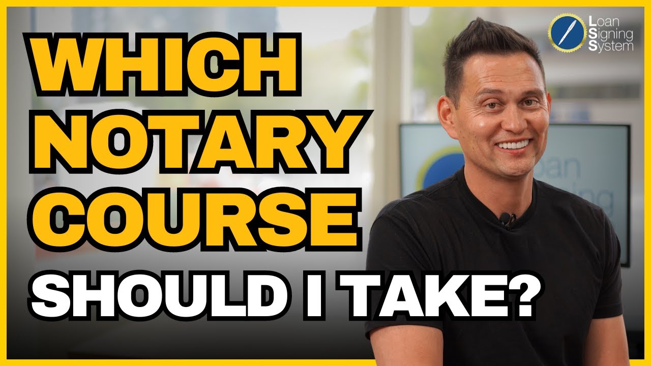 Which Loan Signing System Course Should You Take? ⭐️ America's #1 Notary Signing Agent Training