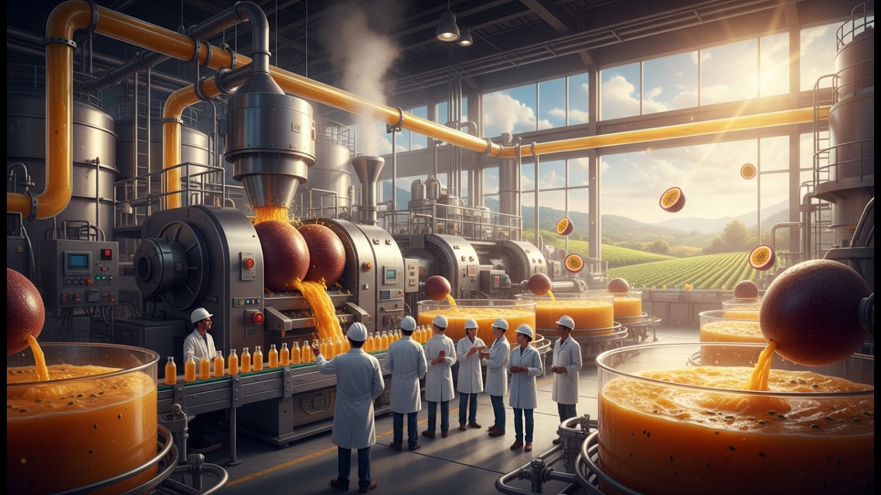How Does Passion Fruit Pulp Separation and Extraction Technology Work?