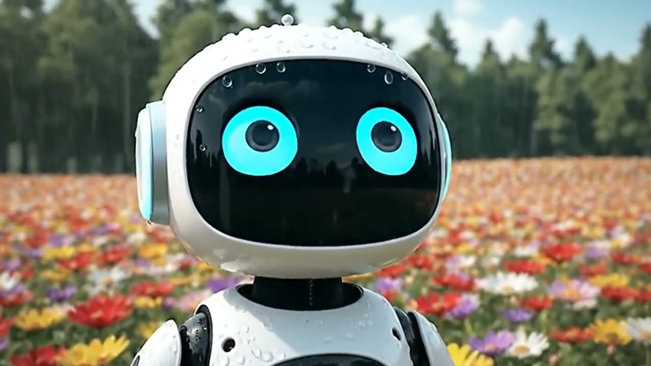 Cute Robot&rsquo;s Happy Adventure 🌈🤖  Relaxing 3D CGI Animation