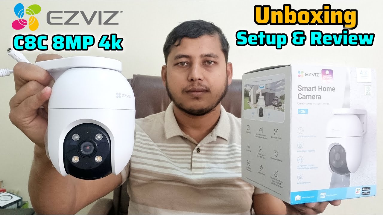 How To Connect EZVIZ C8C 8MP 4K Camera