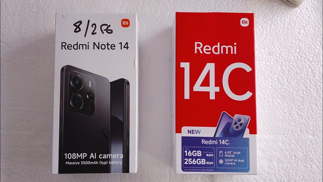 Redmi Note 14 vs Redmi 14c : Speed comparaison