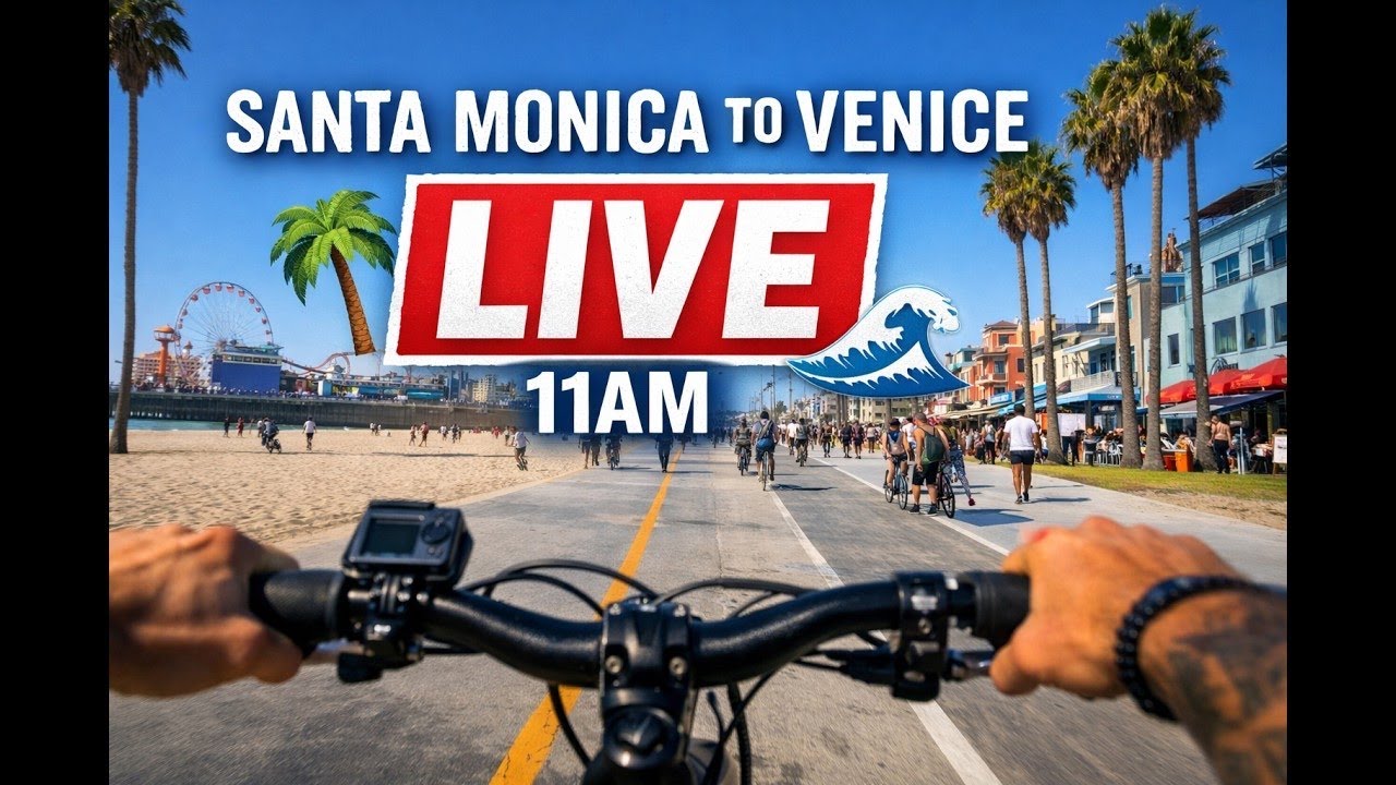 On The GRIND: Santa Monica → Venice LIVE 🌴 11am Raw Vibes