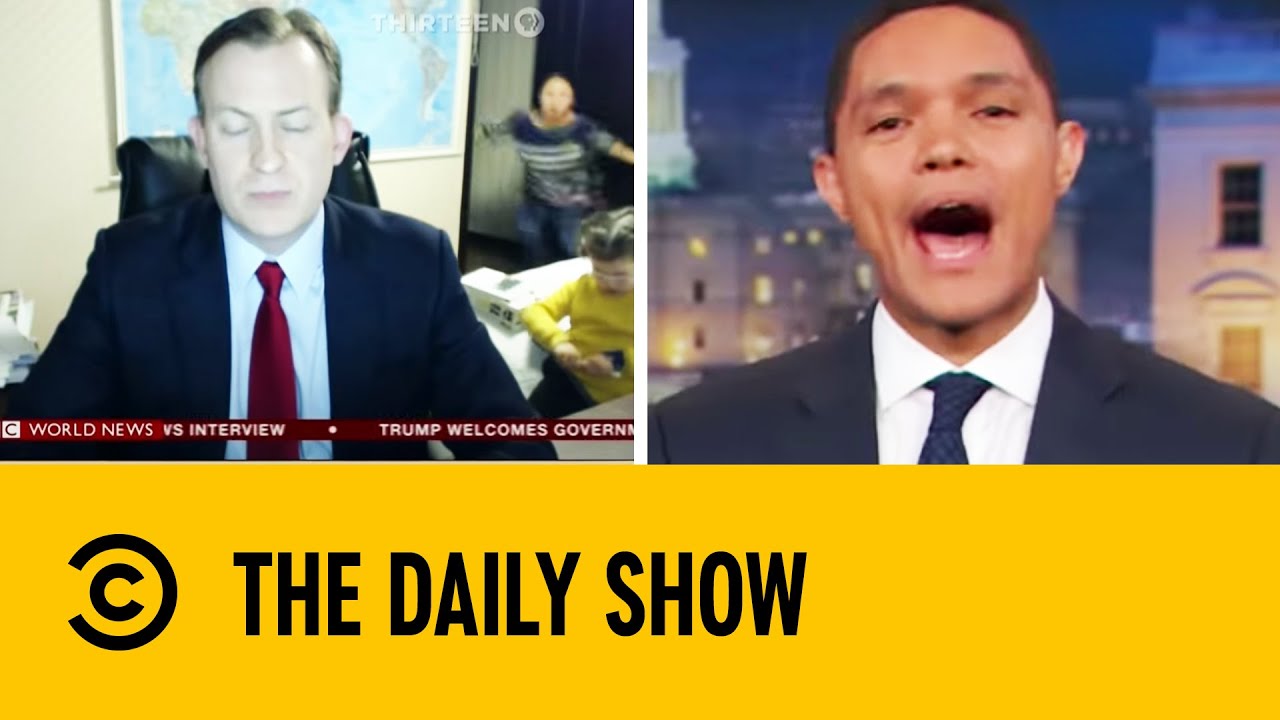 Trevor Noah On The Child Who Interrupted the BBC News Interview | The Daily Show With Trevor Noah