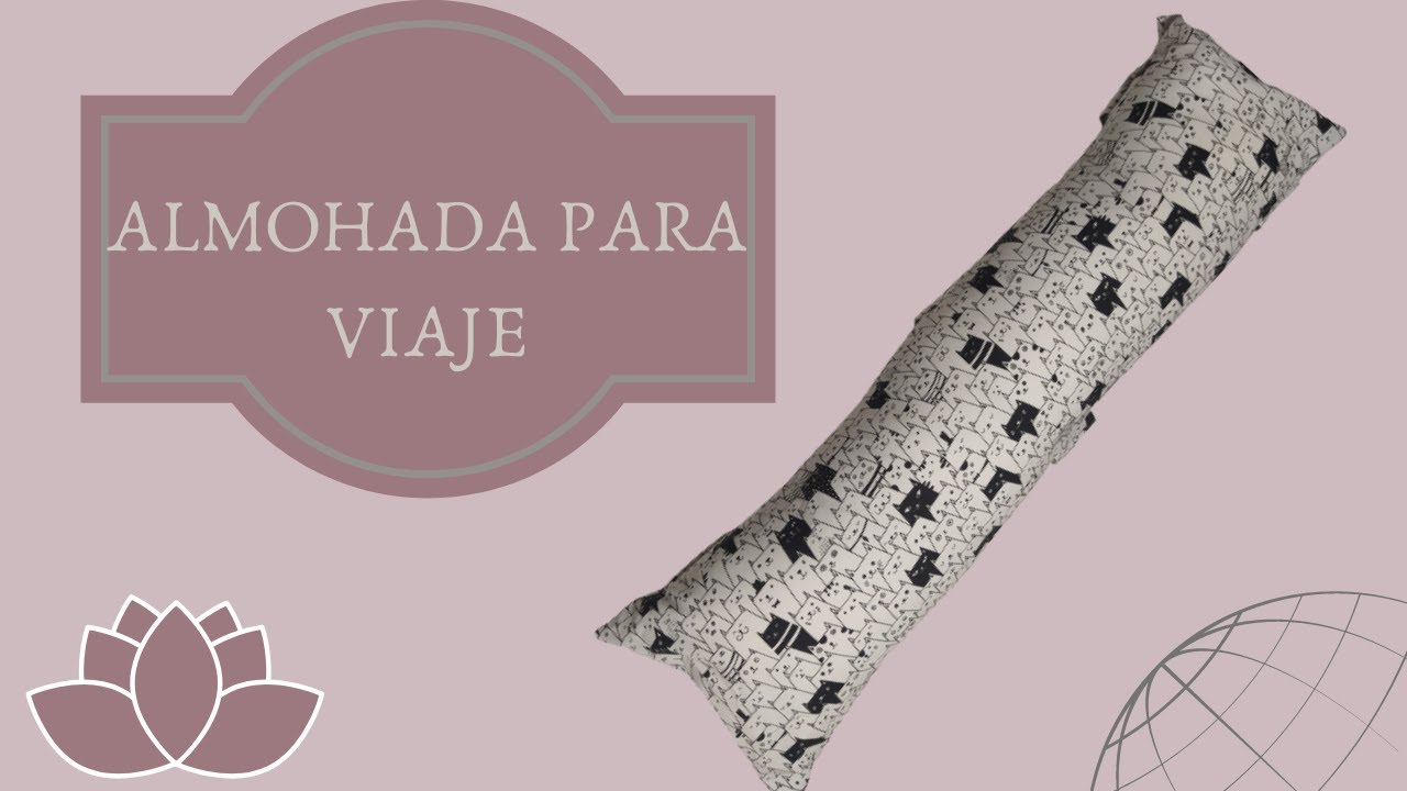 DIY ALMOHADA  O COJÍN DE VIAJE  / TRAVEL PILLOW