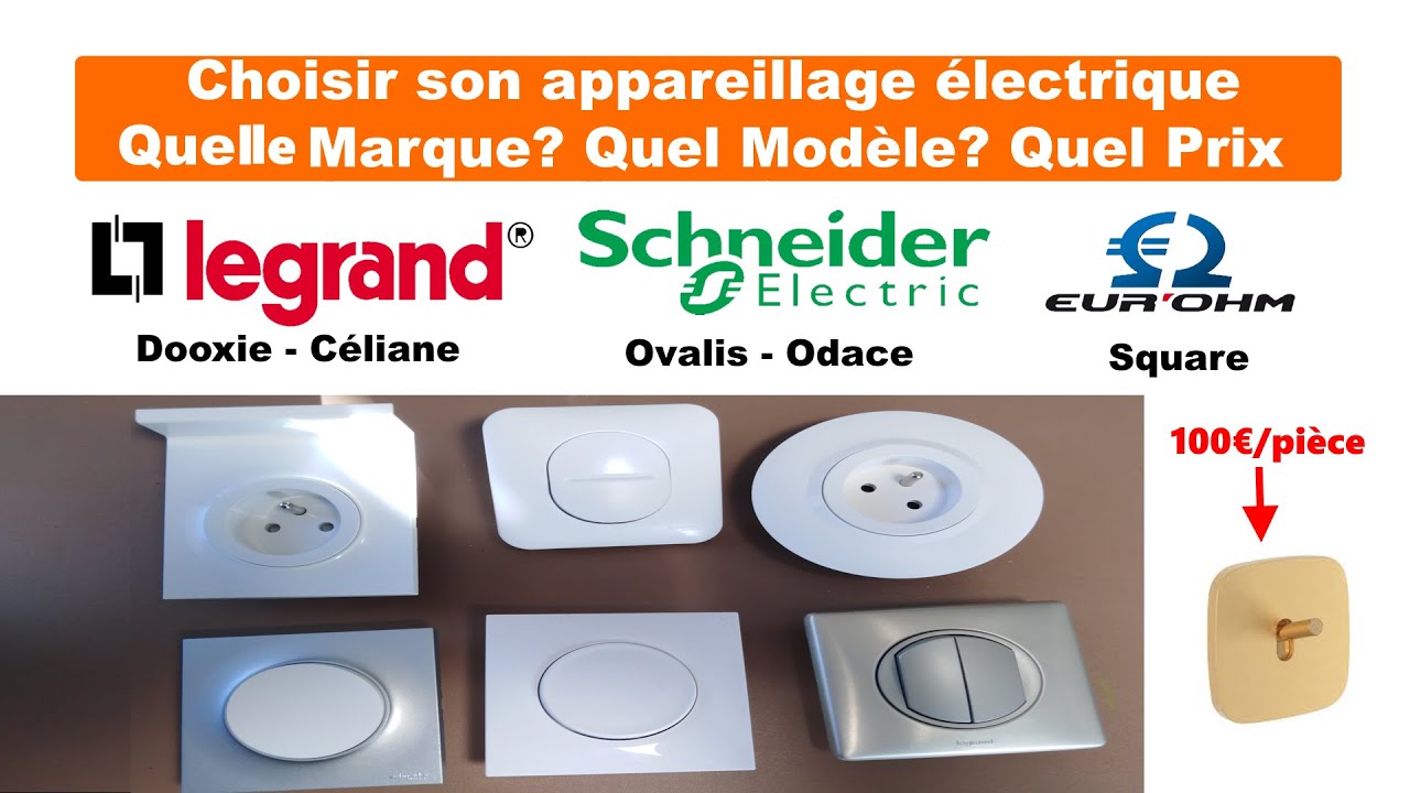 Comparatif des appareillages électrique