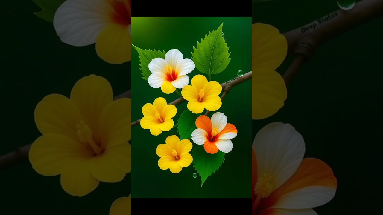 Most beautiful flowers in the garden 🥀🌹 ll unique flowers ll natural flowers ll trending video 