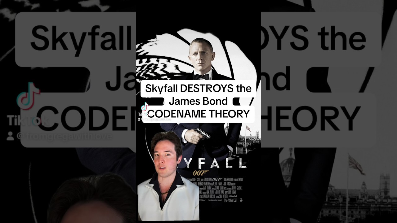Skyfall DESTROYS the James Bond CODENAME THEORY #shorts #  #007