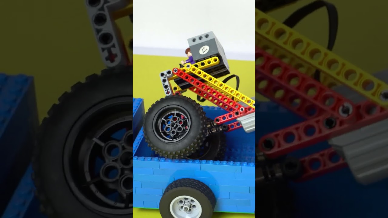 EPIC Climb or Fail? Lego Technic Up Steep Stair #lego #legotechnic #smartlego #epic