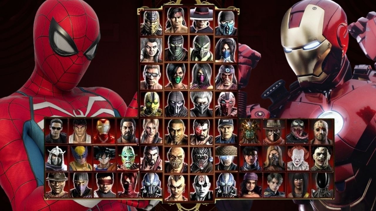 Mortal Kombat 9 - SPIDERMAN & IRON MAN- Expert Arcade Ladder - Gameplay @ (1080p)60ᶠᵖˢ ✔