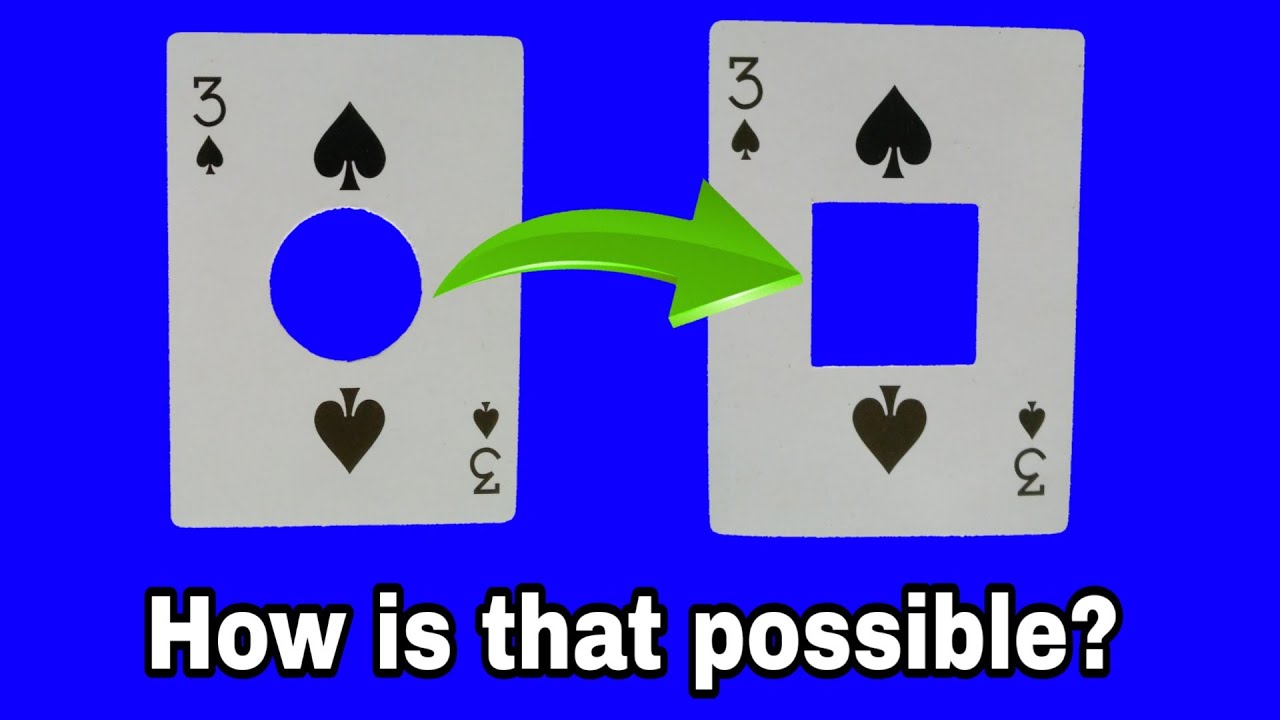 #130magictrick - How to Make A While New Hole (my version)  Anyone Can Do TUTORIAL