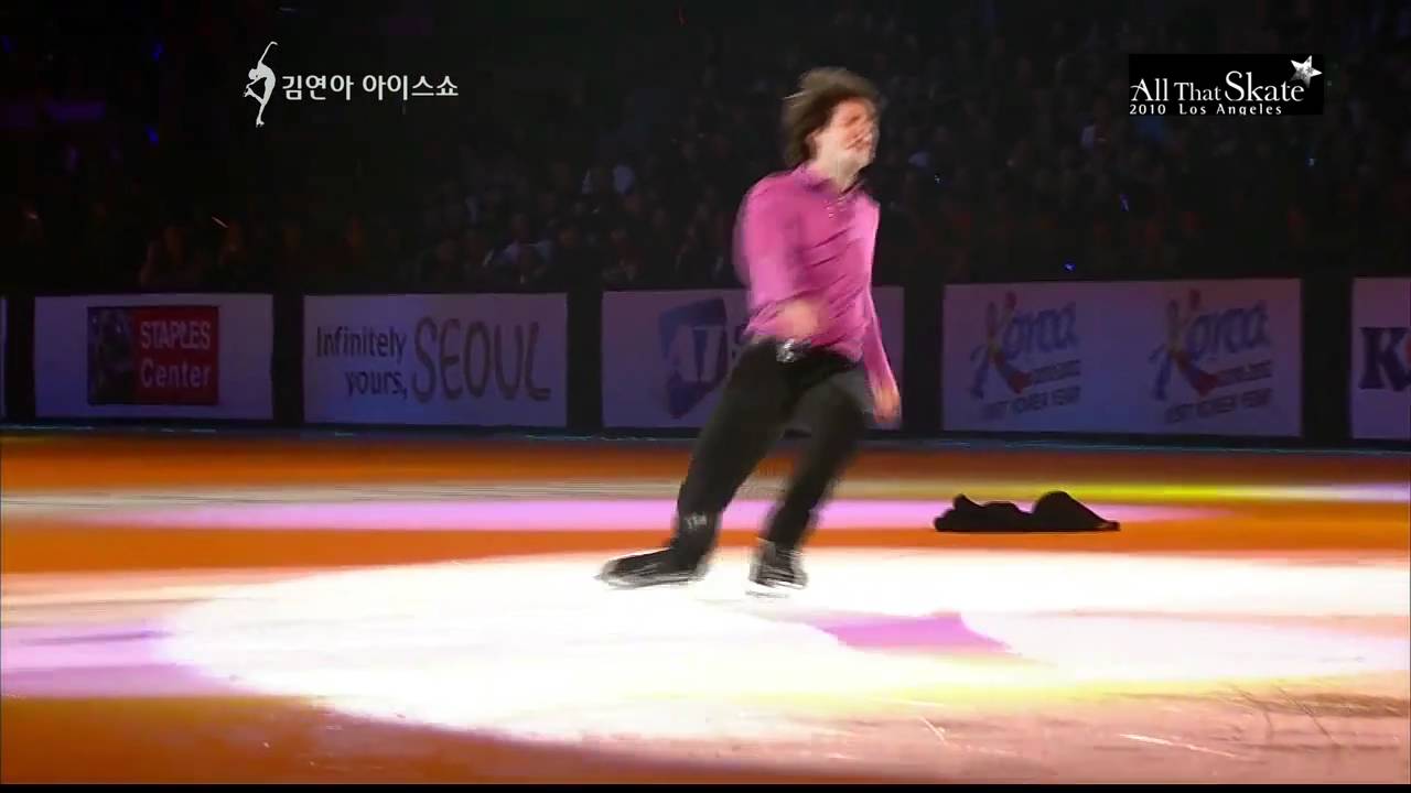 [HD] 2010 ATS LA Act1  Stephane Lambiel 'Let The Good Times Roll'