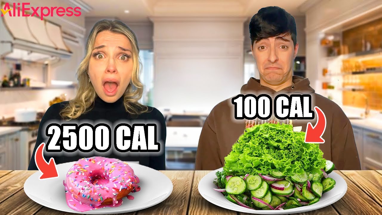 CALORIE ALTE VS CALORIE BASSE PER 24 ORE! *GRAZIANA NON CE LA FA PIU* -“AliExpress”
