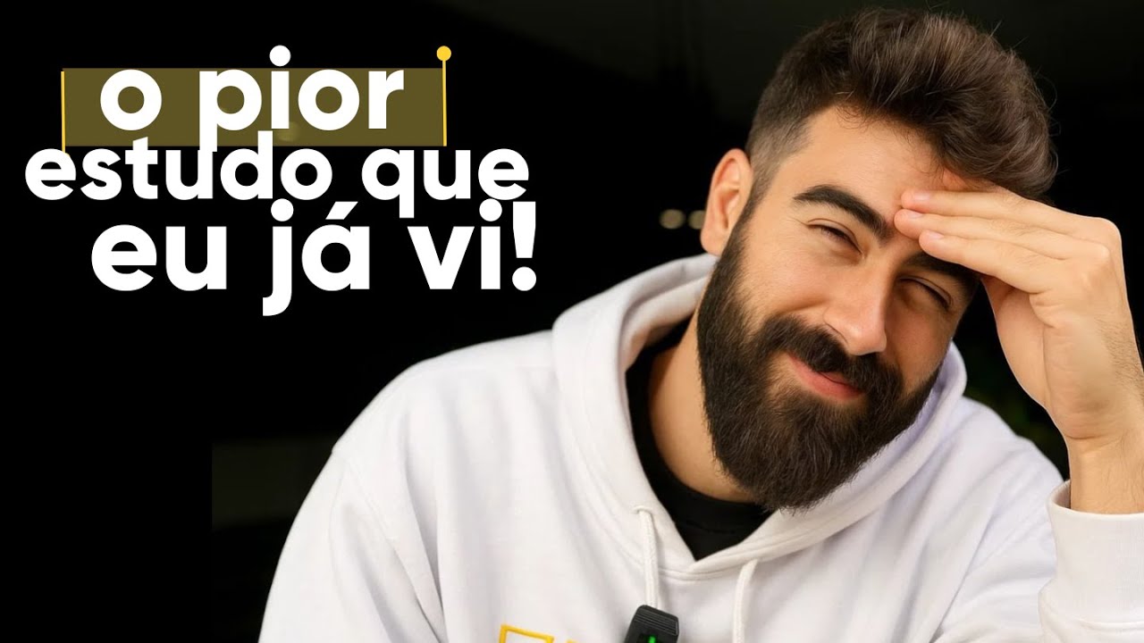 O PIOR MÉTODO DE ESTUDO QUE EXISTE!  (Não existe estudo pior!)