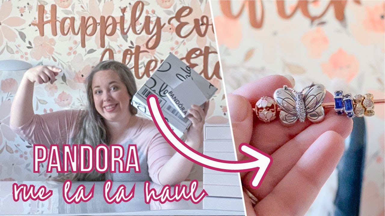 Pandora Rue La La Haul (Oversized Butterfly Clip, Magnolia Bloom Charm, Shine Charms & Spacers)