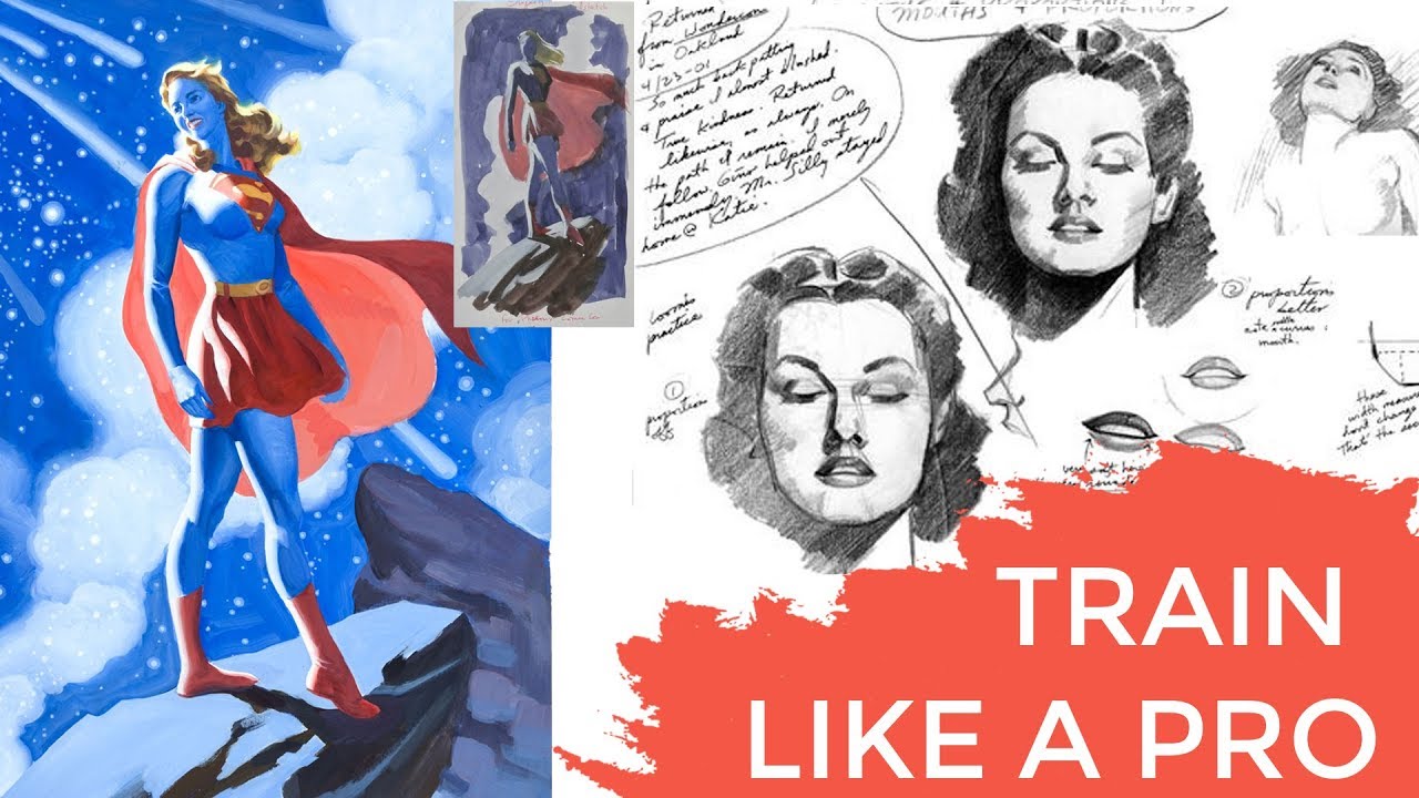PRACTICE like a pro - How Steve Rude Improves +SKETCHBOOKS