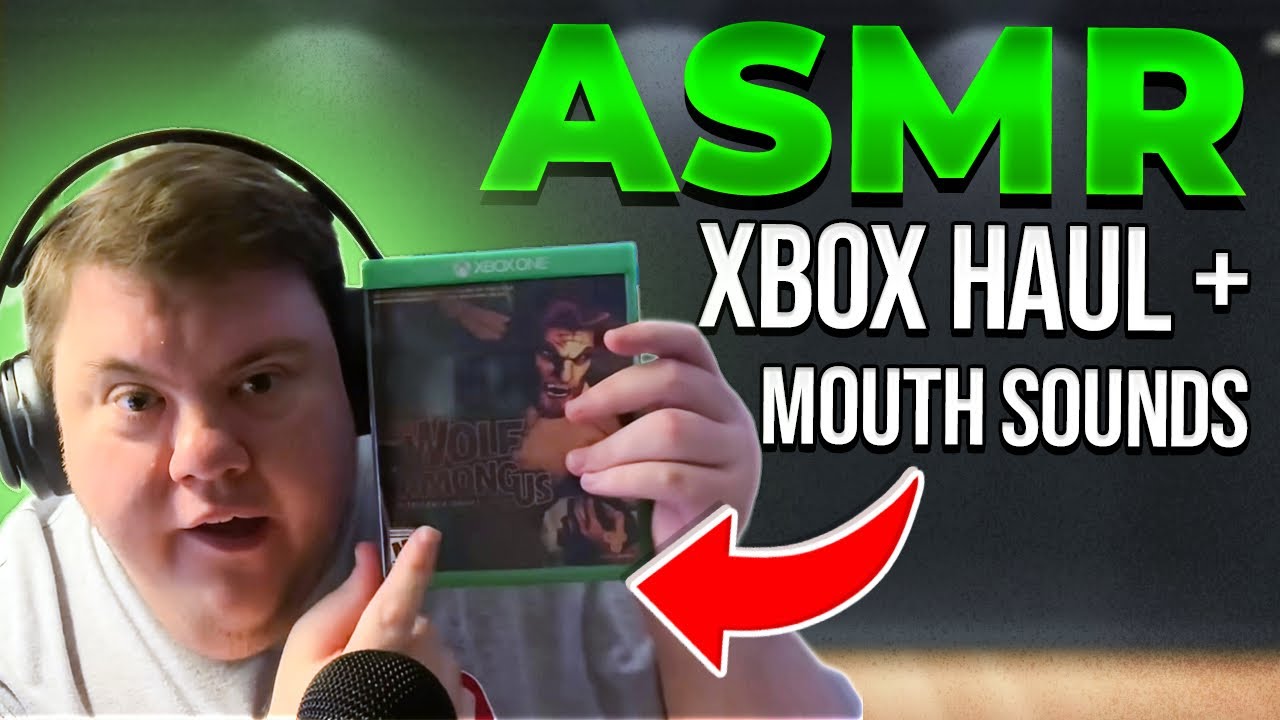 ASMR XBOX ONE HAUL + MOUTH SOUNDS