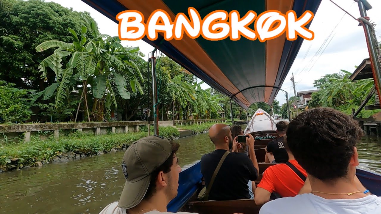 (5k) Beautiful view of floating houses in Bangkok September 9, 2024
