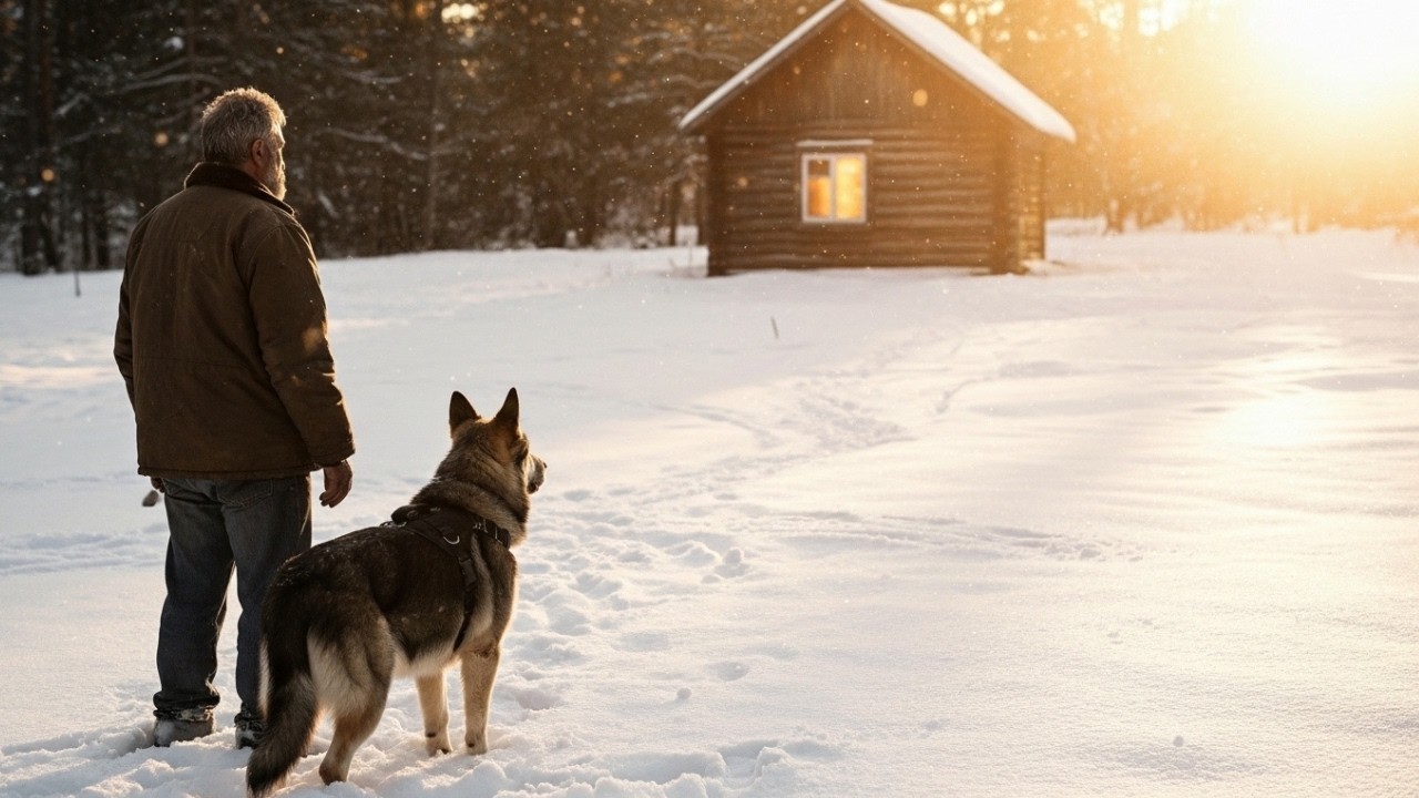 A Veteran Bought a $99 Cabin for SILENCE — Then His K9 Heard Something BENEATH It