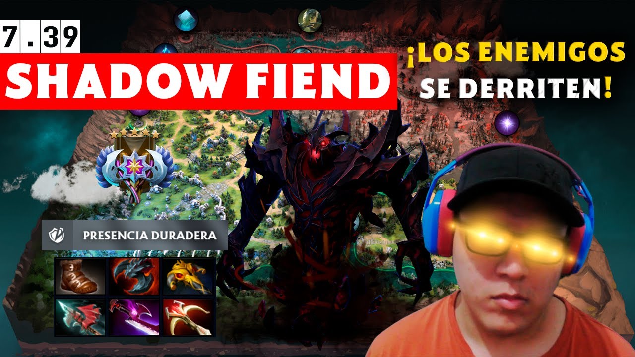 ¡su DAÑO FÍSICO es BRUTAL! DERRITIENDO ENEMIGOS  | Guía Shadow Fiend - Hard Carry