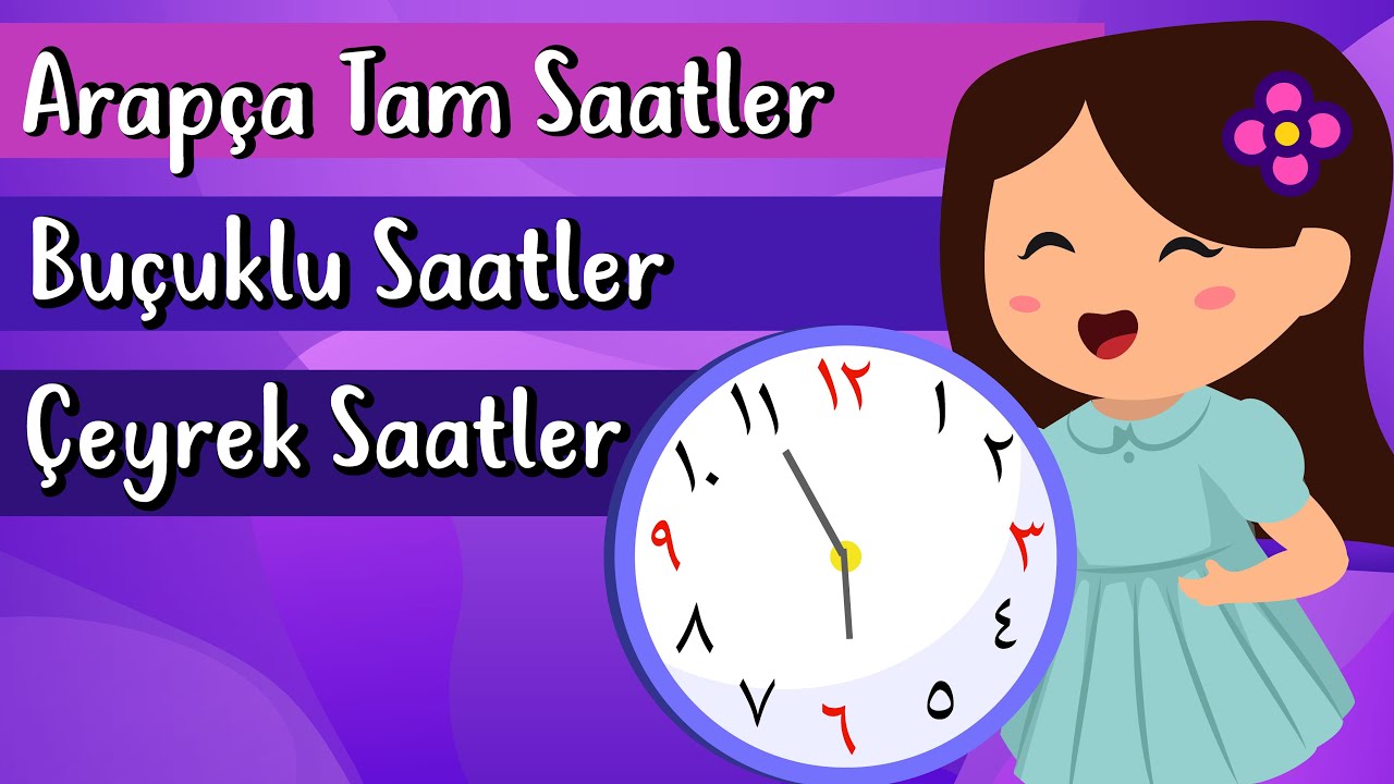 ARAPÇA TAM BUÇUK ÇEYREK SAATLER 🕑