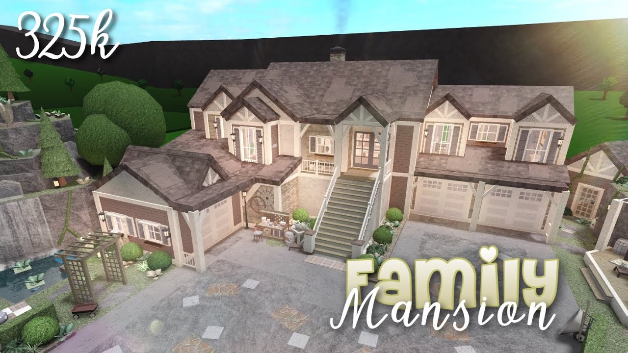 Large Family Mansion (325K) | Welcome to Bloxburg | Speedbuild