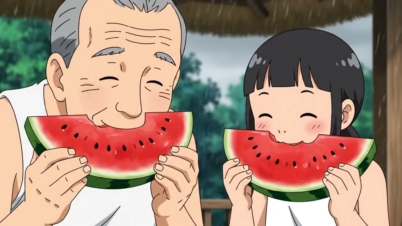 Relaxing Summer Rain in Japanese Countryside 🌧️ Ghibli Vibes ASMR No Music