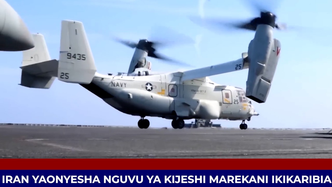 HORMUZ YAWAKA MOTO:IRAN YAONYESHA MAKALI YA KIJESHI, MAREKANI IKIKARIBIA
