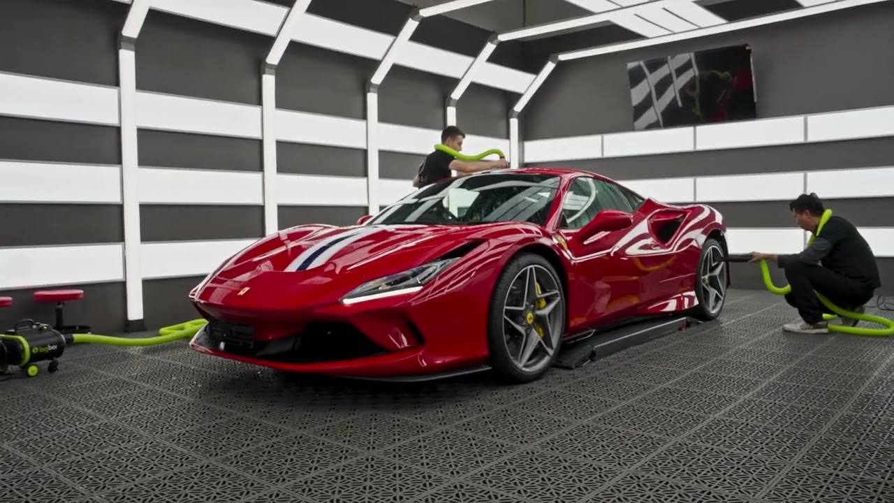 Ferrari F8 Tributo Car Detailing Service