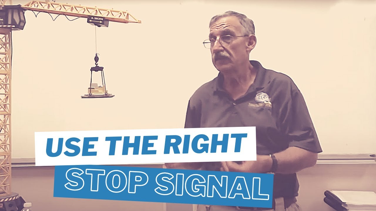 Use the Right Stop Signal!