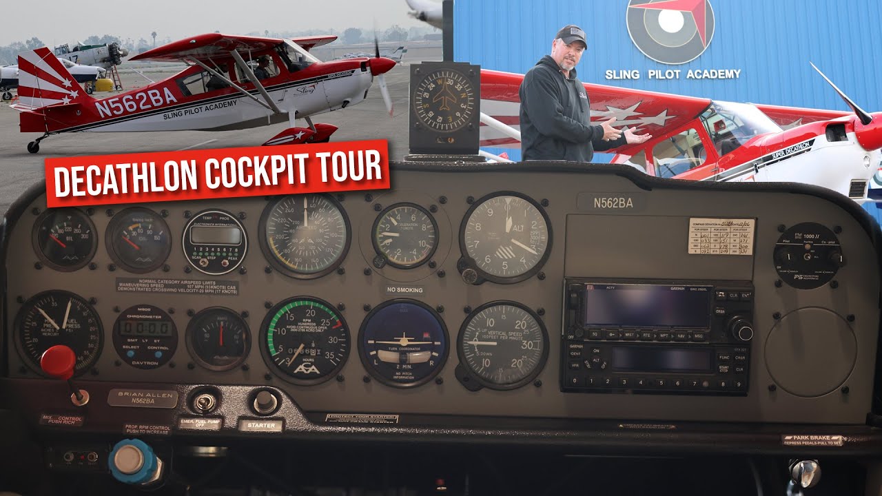 Super Decathlon Cockpit Tour
