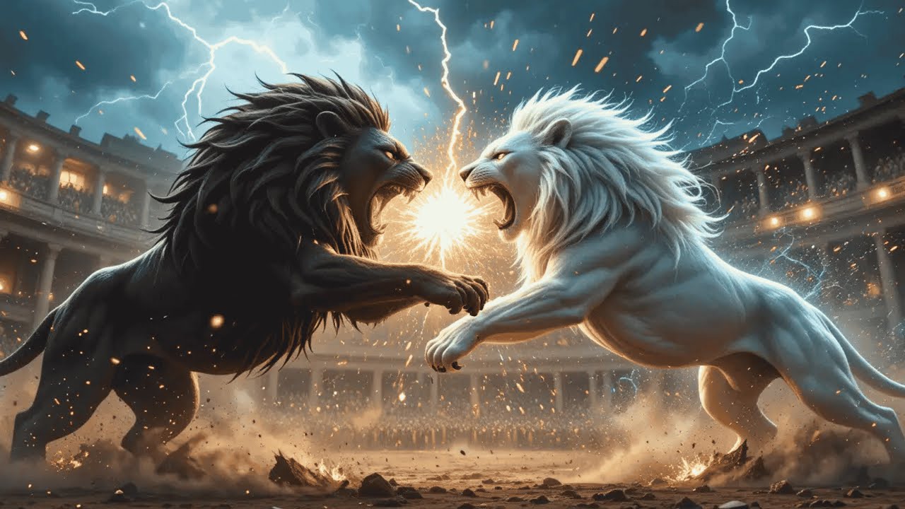 The Battle of Kings! 🦁 Black Lion vs. White Lion &ndash; Who Will Win?
