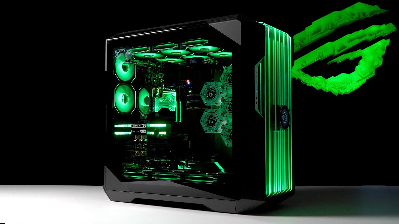 「BRO」4K PC BUILD Cooler Master HAF 700 EVO Six Reservoirs Double waterway酷冷至尊HAF700EVO双水路 #pcbuild