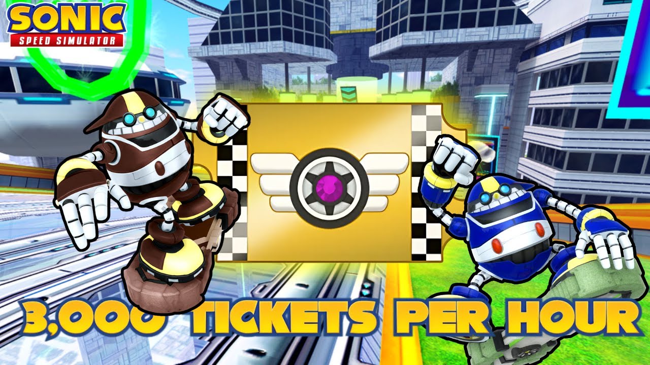 Fastest Way to Farm Race Tickets in Sonic Speed SImulator