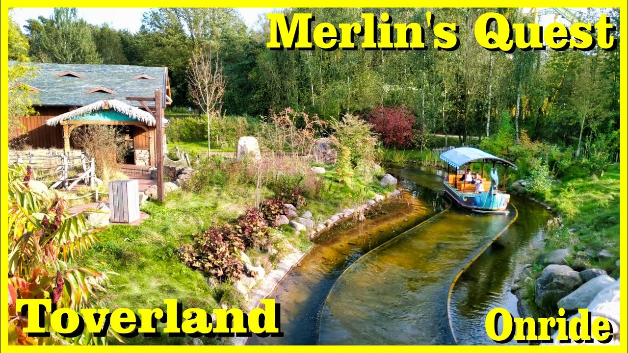 Toverland Merlin's Quest Onride Full Experience